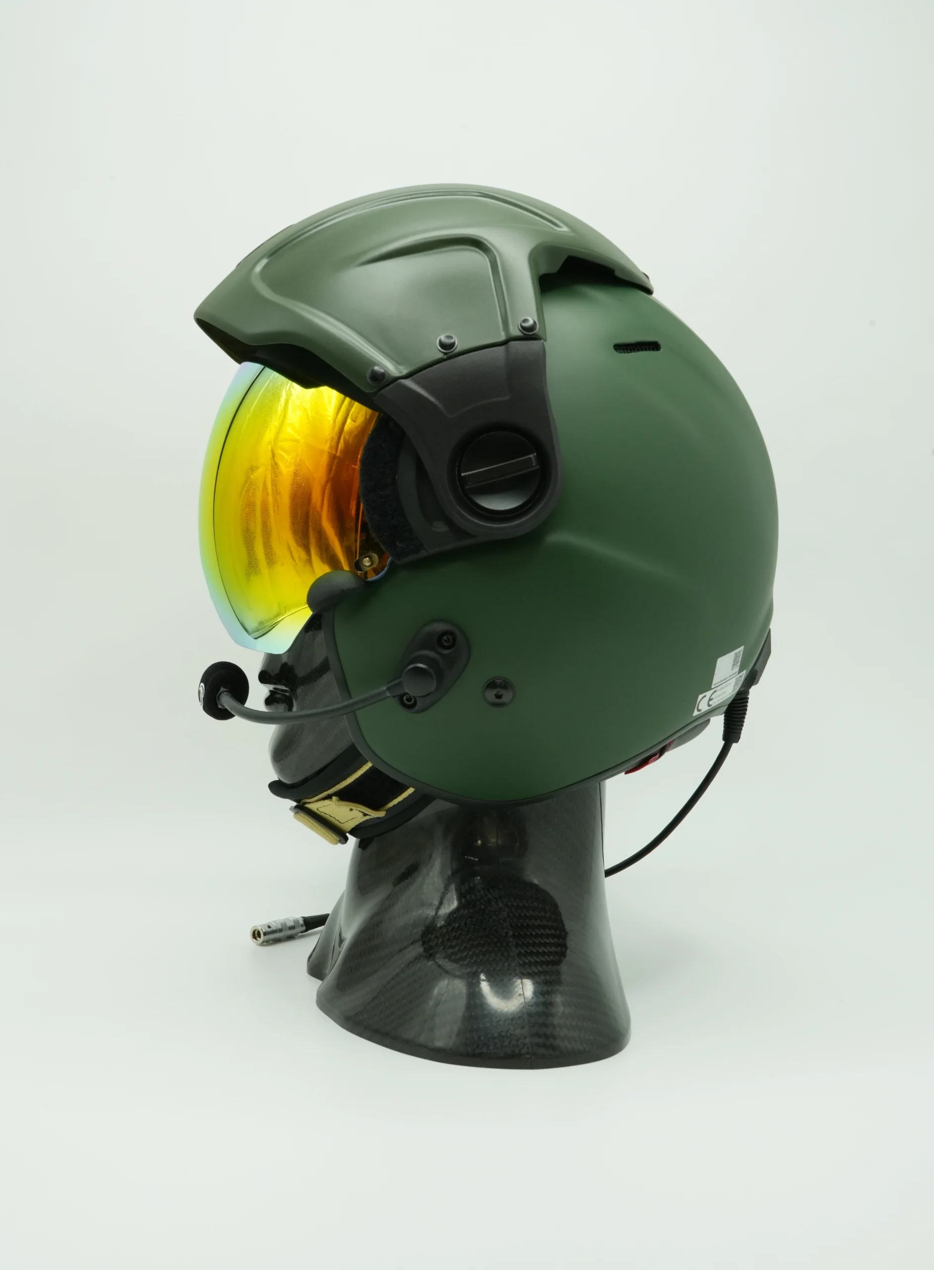 helicopter pilot hemet hard visor halo helmet (1)