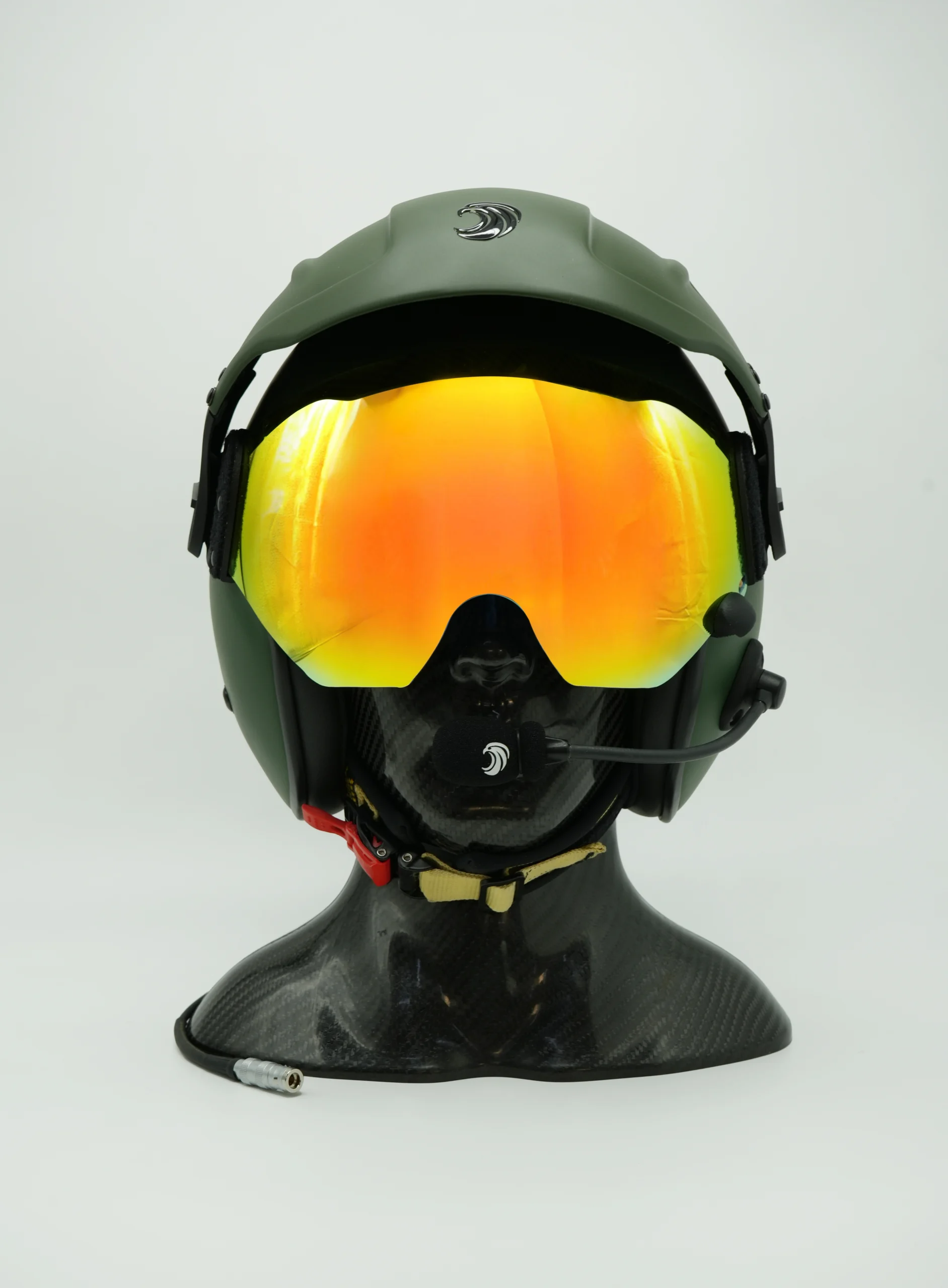helicopter pilot hemet hard visor halo helmet (5)
