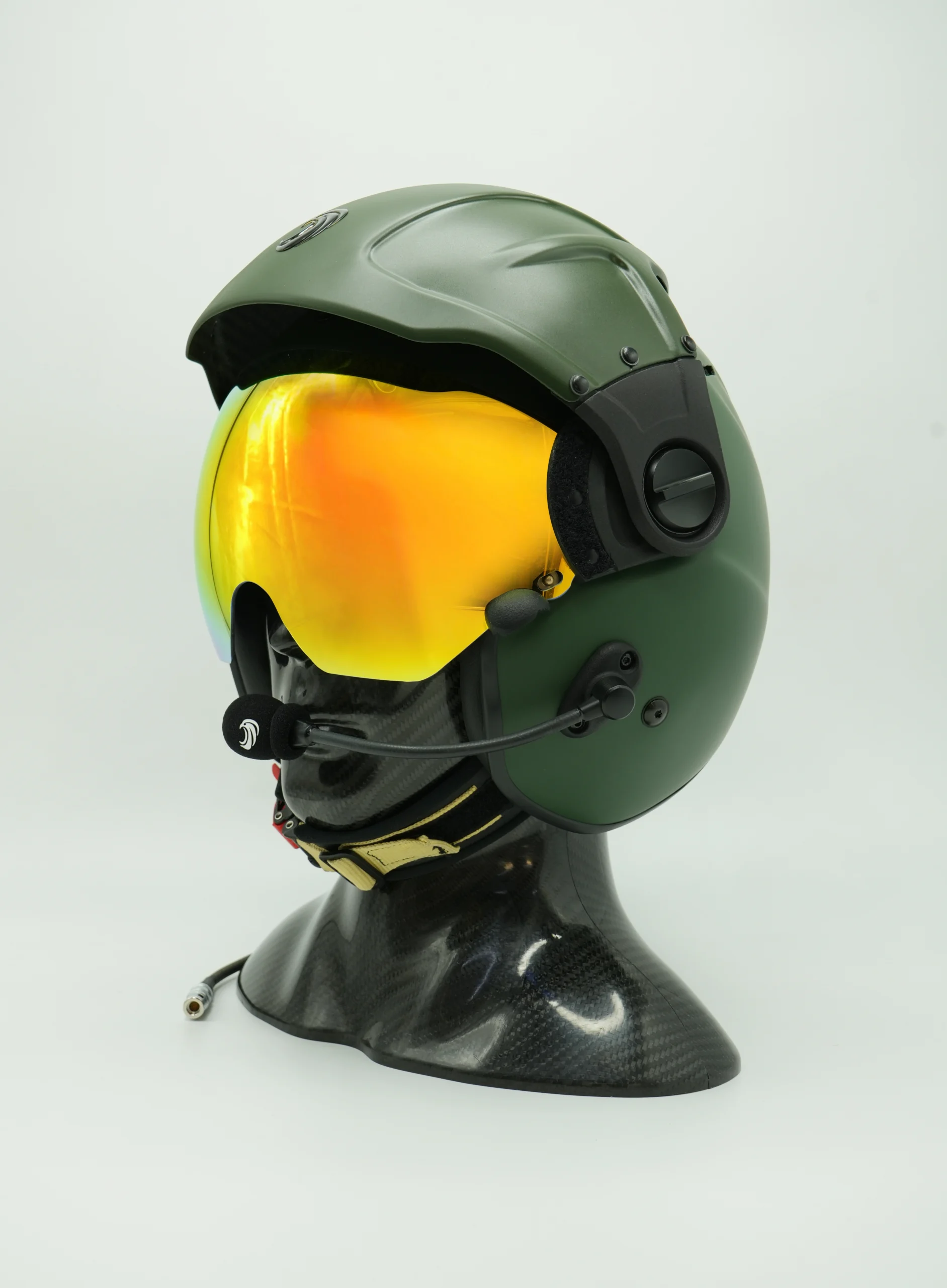 helicopter pilot hemet hard visor halo helmet (6)