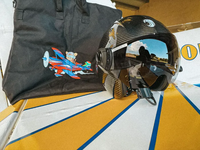 Horus Flight Helmet Actual Photo